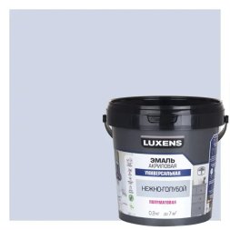 Эмаль универсальная Luxens цвет нежно-голубой полуматовая 0.9 кг