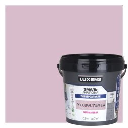Эмаль универсальная Luxens цвет розово-лавандовый полуматовая 0.9 кг