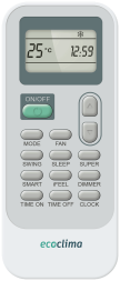 Настенный кондиционер Ecoclima ECW/I-HE18/BB-4R2 + EC/I-HE18/B-4R, белый