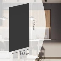 Фасад кухонного шкафа София 39.7x76.5 см KONSENSA ЛДСП цвет серый Фасад кухонного шкафа София 39.7x76.5 см KONSENSA ЛДСП цвет серый