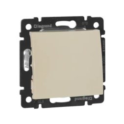 Выключатель 1 клавиша Legrand Valena 10А 250В схема 1 безвинтовые зажимы слоновая кость