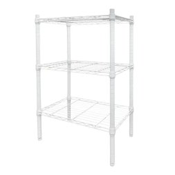 Стеллаж сетчатый KONSENSA 60x35x90 см цвет белый