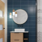 Настенная плитка KREAFORTA Mersey Моно 20x40 см 1.62 м² матовая цвет синий