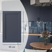 Фальшпанель для кухонного шкафа Котлас 45.5x76.8 см KONSENSA МДФ цвет синий
