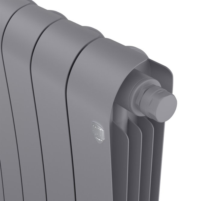 Радиатор биметаллический Royal Thermo Infinity 500 Silver Satin VR80 - 10 секц.