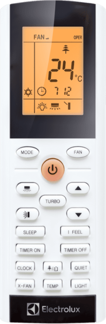Настенный кондиционер Electrolux EACS/I-24HP/N8_25Y_in + EACS/I-24HP/N8_25Y_out, белый